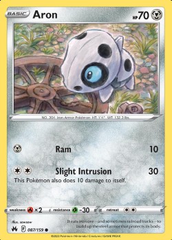 Carte Pokémon: Aron