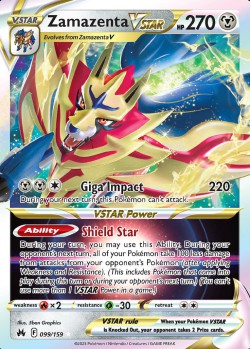 Carte Pokémon: Zamazenta VSTAR