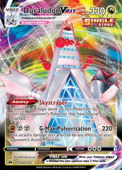 Carte Pokémon: Duraludon VMAX