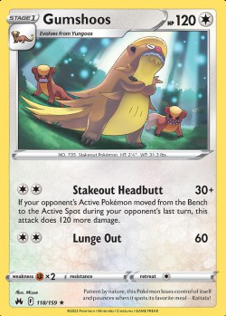 Carte Pokémon: Gumshoos