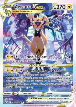 Carte Pokémon: Zeraora VSTAR