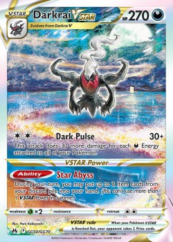 Carte Pokémon: Darkrai VSTAR