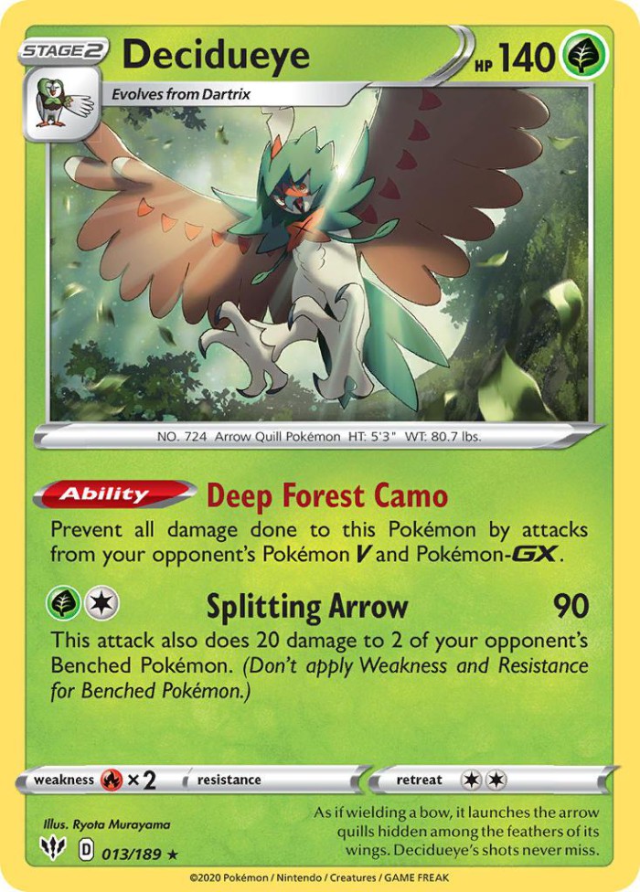 Carte Pokémon: Decidueye [Archéduc]