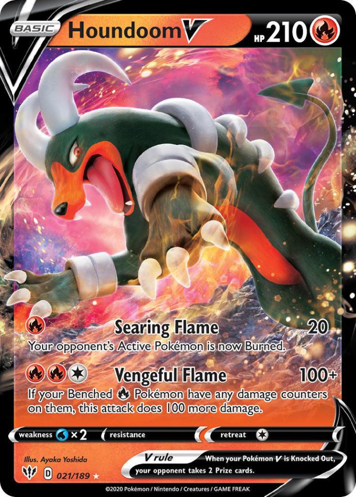 Carte Pokémon: Houndoom V [Démolosse V]