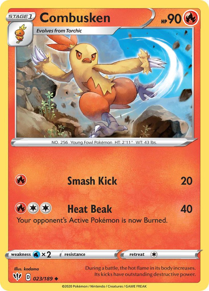 Carte Pokémon: Combusken [Galifeu]