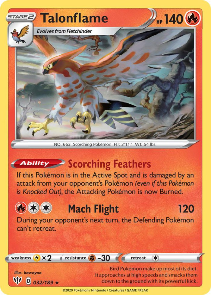 Carte Pokémon: Talonflame [Flambusard]