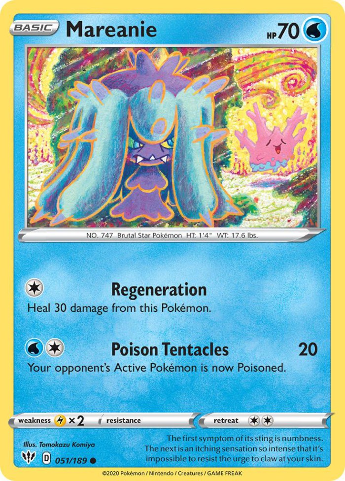 Carte Pokémon: Mareanie [Vorastérie]