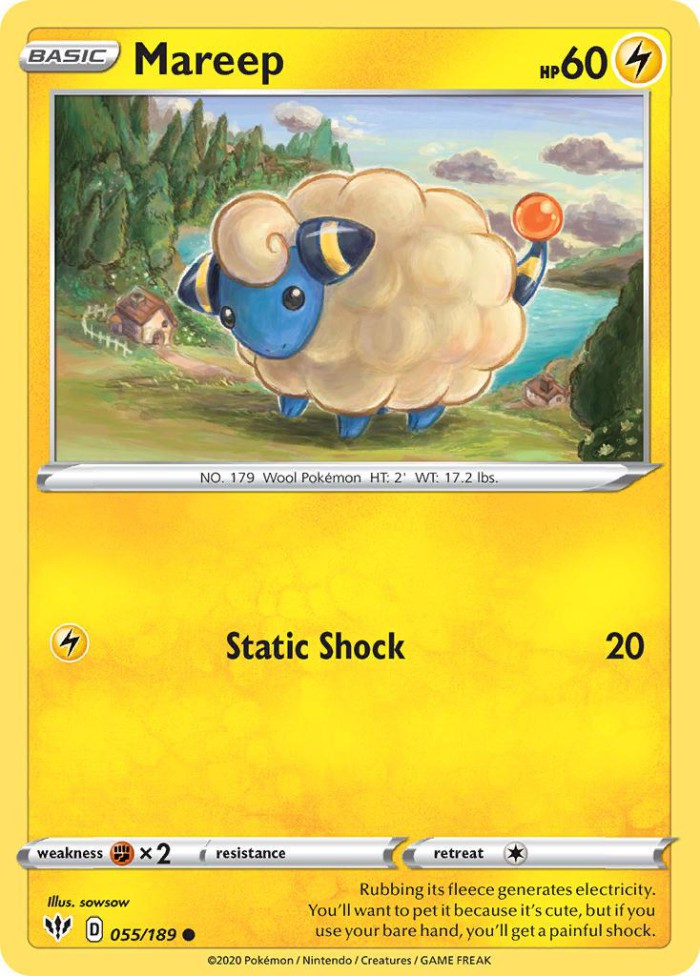 Carte Pokémon: Mareep [Wattouat]