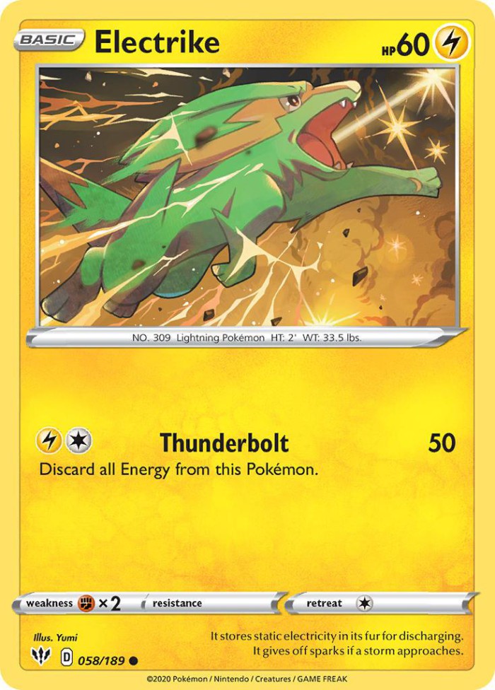 Carte Pokémon: Electrike [Dynavolt]