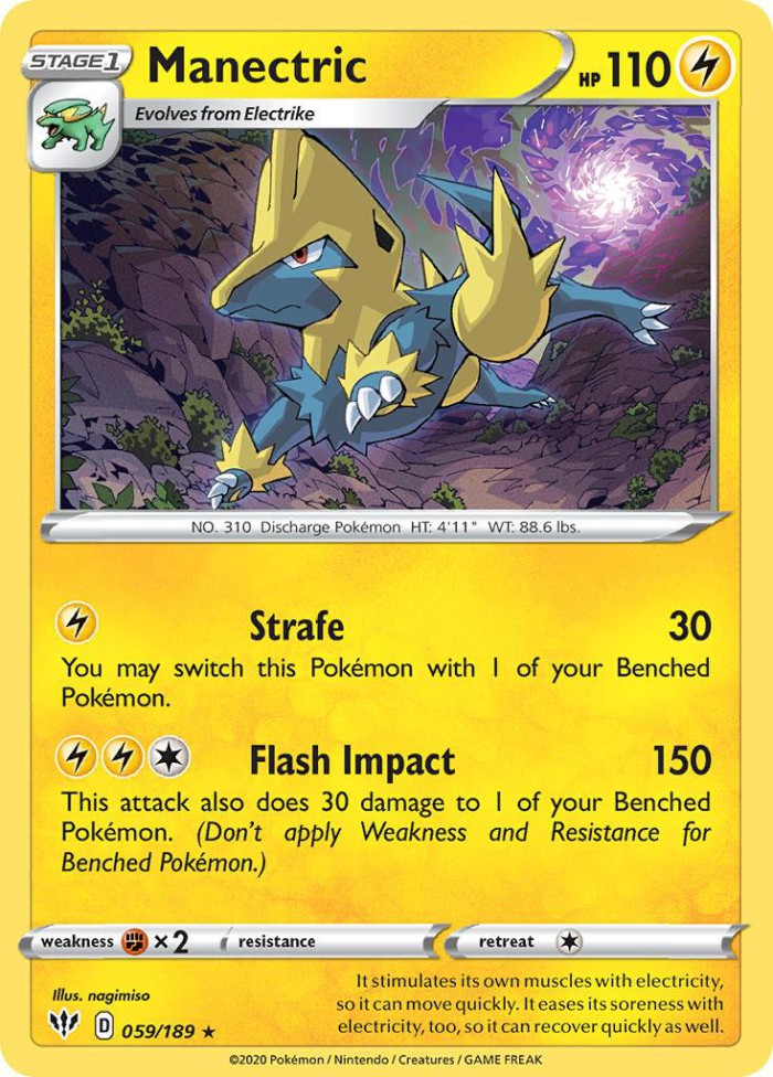 Carte Pokémon: Manectric [Élecsprint]