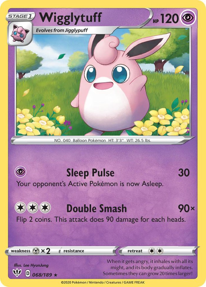 Carte Pokémon: Wigglytuff [Grodoudou]