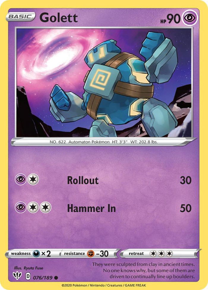 Carte Pokémon: Golett [Gringolem]