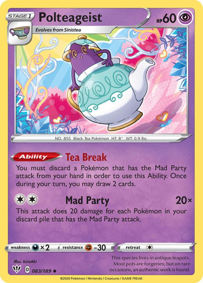 Carte Pokémon: Polteageist [Polthégeist]