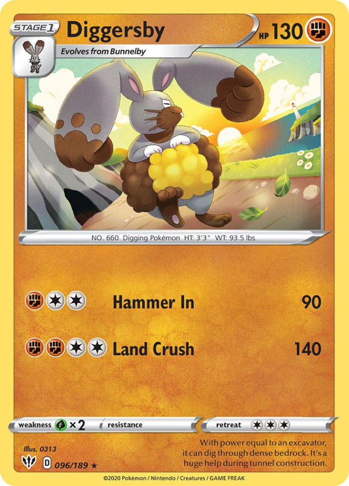 Carte Pokémon: Diggersby [Excavarenne]