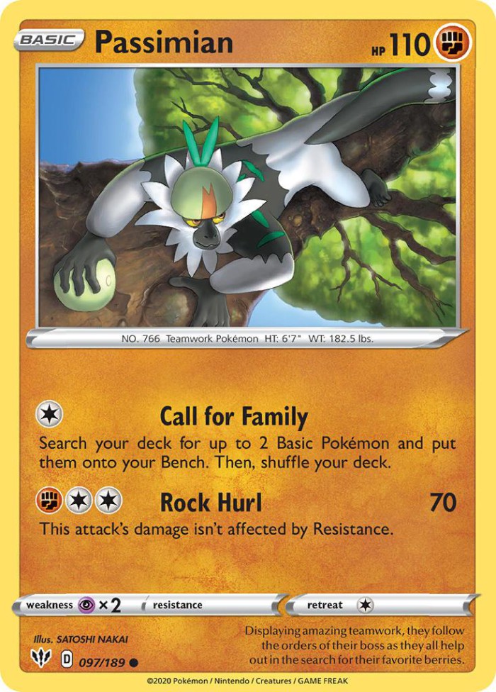 Carte Pokémon: Passimian [Quartermac]