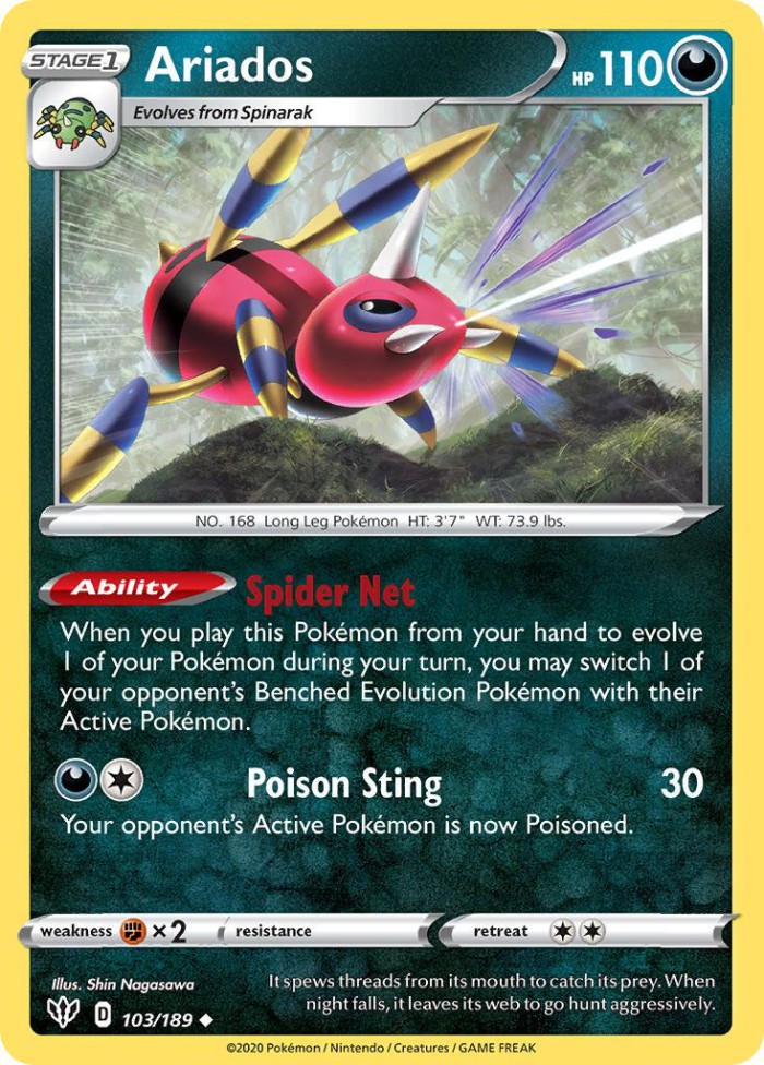 Carte Pokémon: Ariados [Migalos]