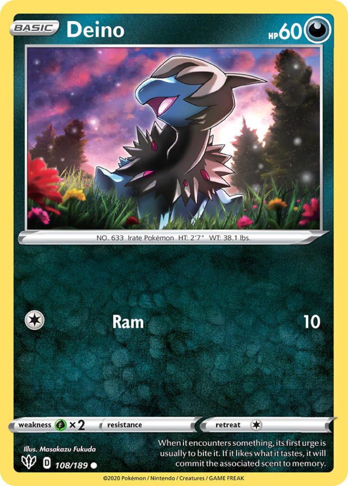 Carte Pokémon: Deino [Solochi]