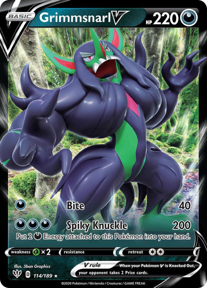 Carte Pokémon: Grimmsnarl V [Angoliath V]