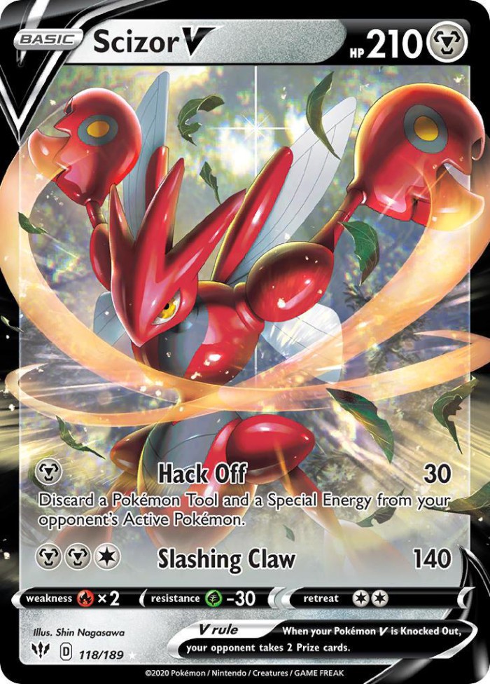 Carte Pokémon: Scizor V [Cizayox V]