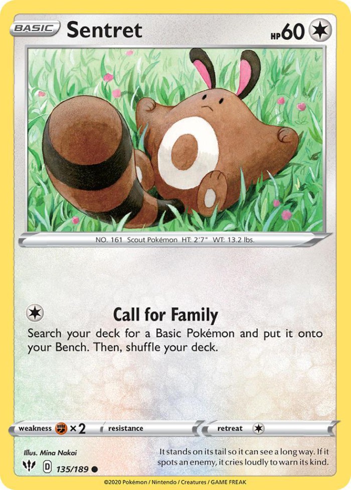 Carte Pokémon: Sentret [Fouinette]