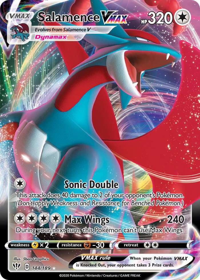 Carte Pokémon: Salamence VMAX [Drattak VMAX]