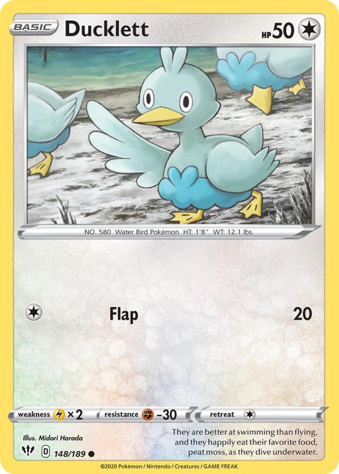 Carte Pokémon: Ducklett [Couaneton]