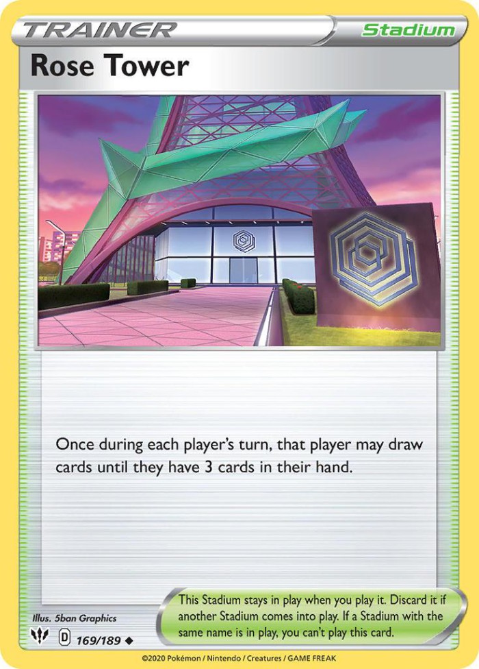 Carte Pokémon: Rose Tower [Shehroz Tower]