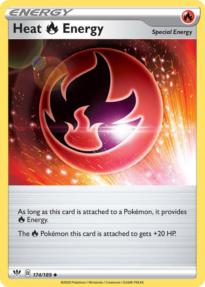 Carte Pokémon: Heat Fire Energy [Énergie Feu Chaleur]