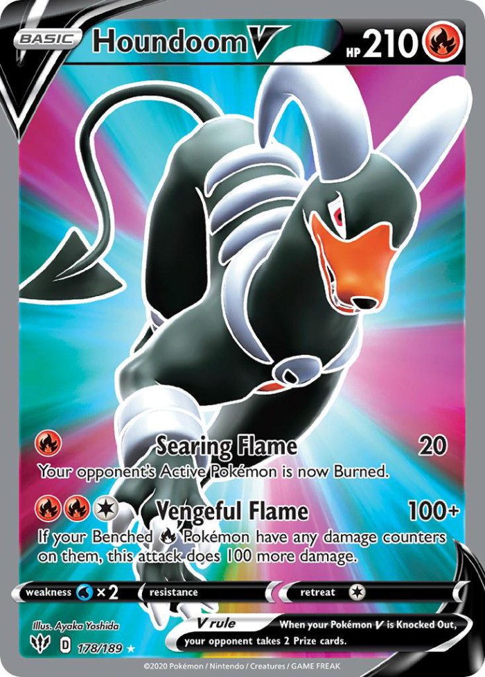 Carte Pokémon: Houndoom V [Démolosse V]