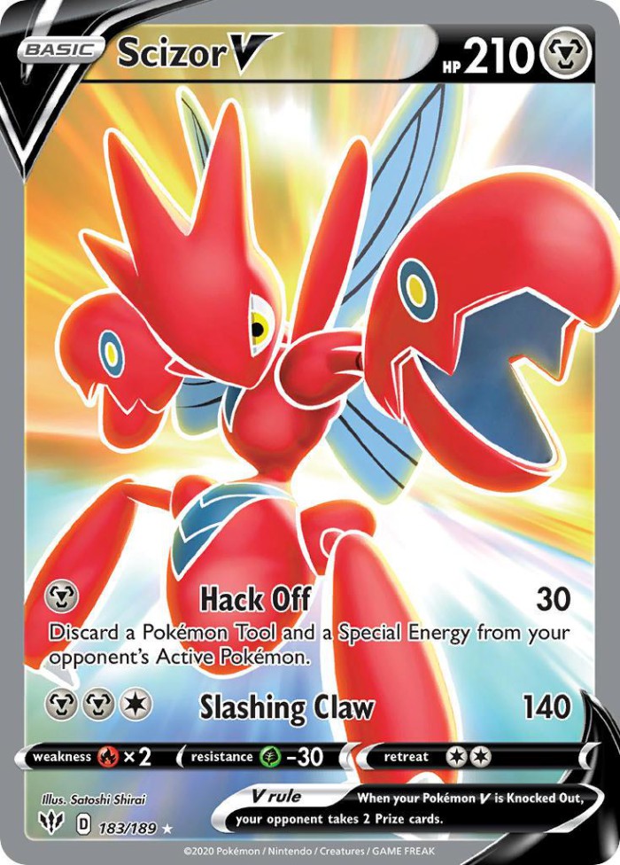 Carte Pokémon: Scizor V [Cizayox V]