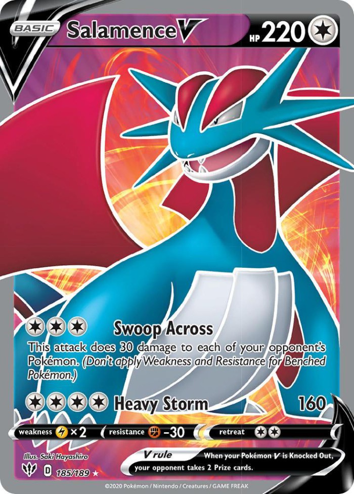 Carte Pokémon: Salamence V [Drattak V]