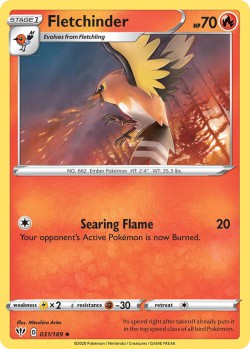 Carte Pokémon: Fletchinder