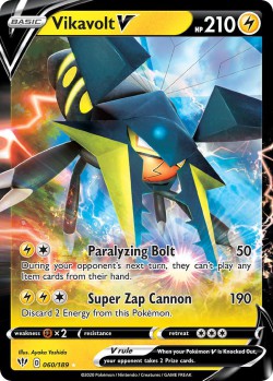 Carte Pokémon: Vikavolt V