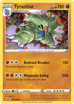 Carte Pokémon: Tyranitar