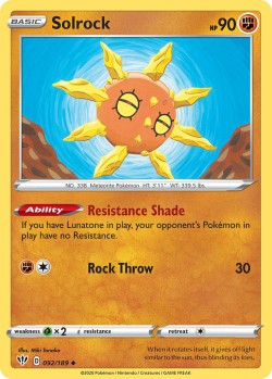 Carte Pokémon: Solrock