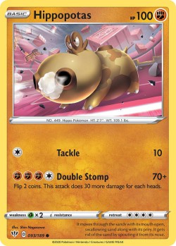 Carte Pokémon: Hippopotas