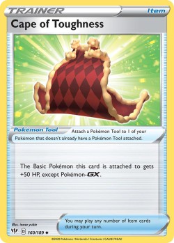 Carte Pokémon: Cape of Toughness