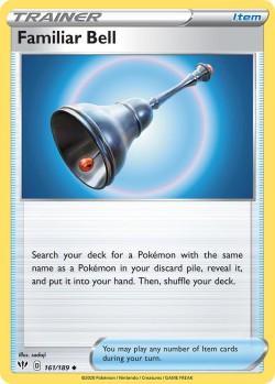 Carte Pokémon: Familiar Bell