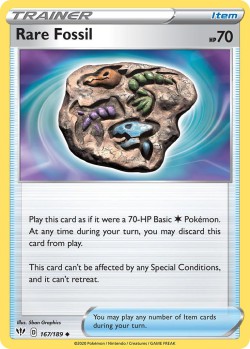 Carte Pokémon: Rare Fossil