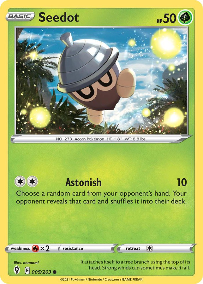 Carte Pokémon: Seedot [Grainipiot]