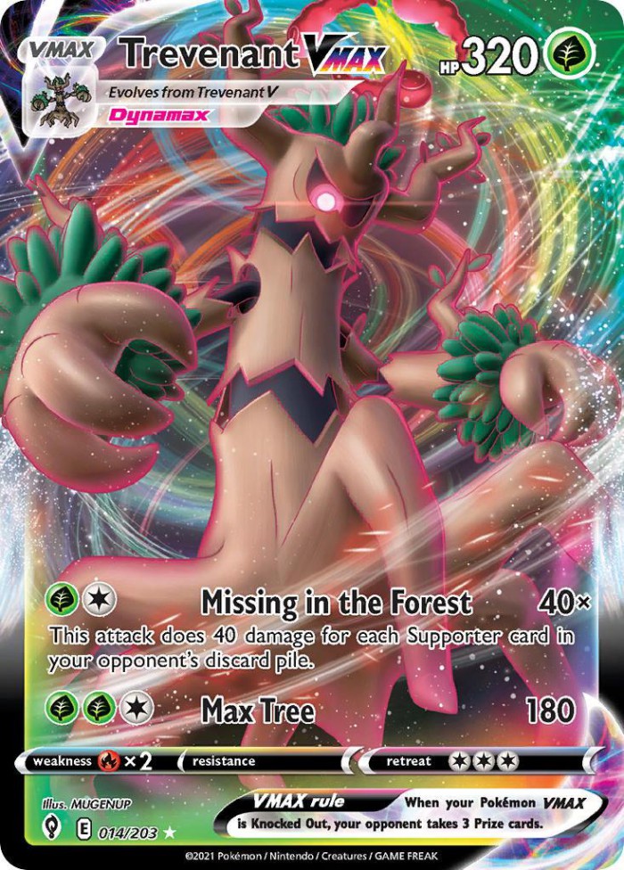 Carte Pokémon: Trevenant VMAX [Desséliande VMAX]