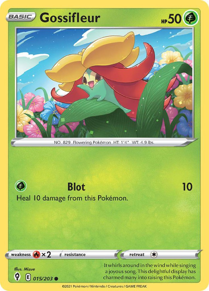 Carte Pokémon: Gossifleur [Tournicoton]