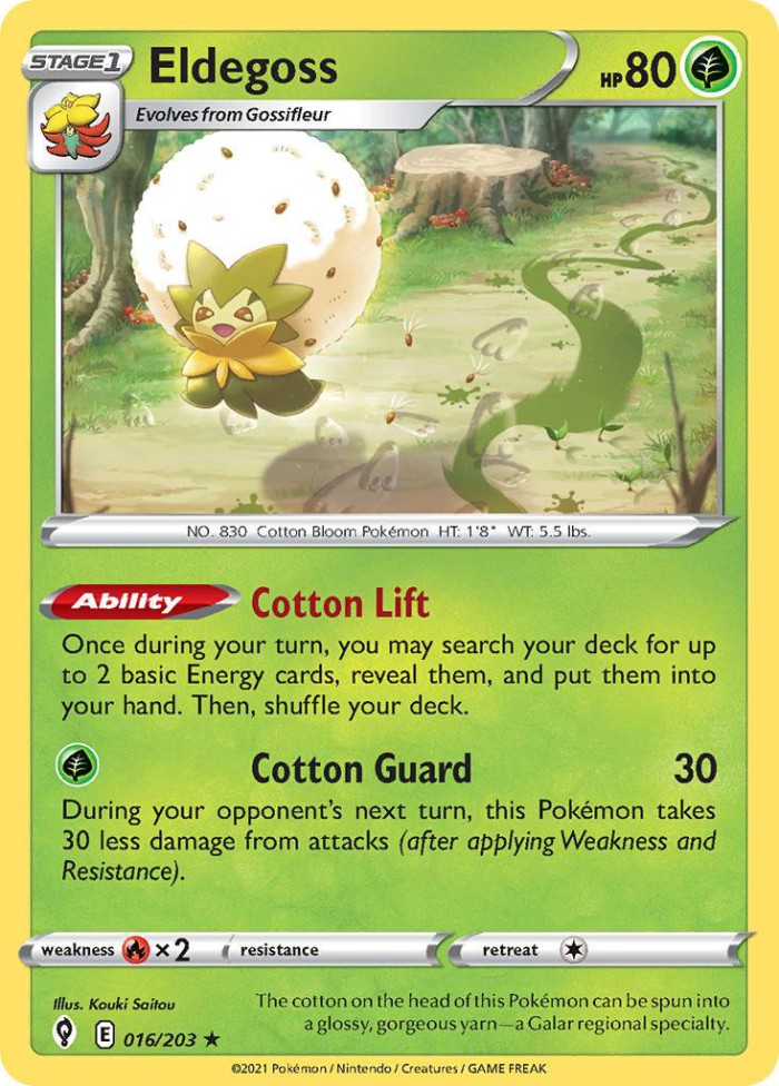 Carte Pokémon: Eldegoss [Blancoton]