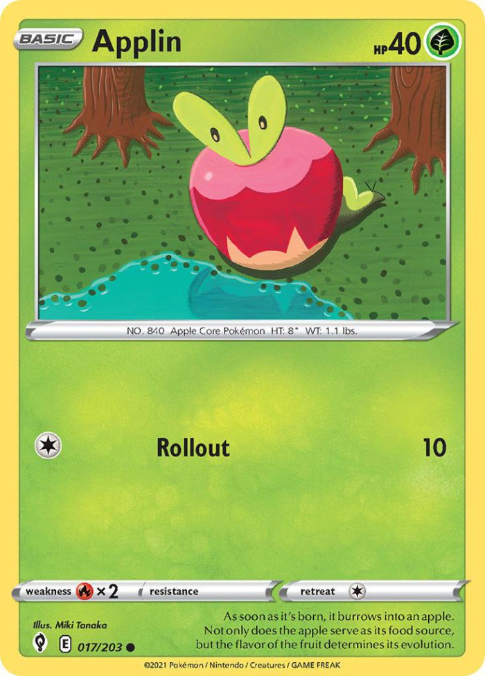 Carte Pokémon: Applin [Verpom]