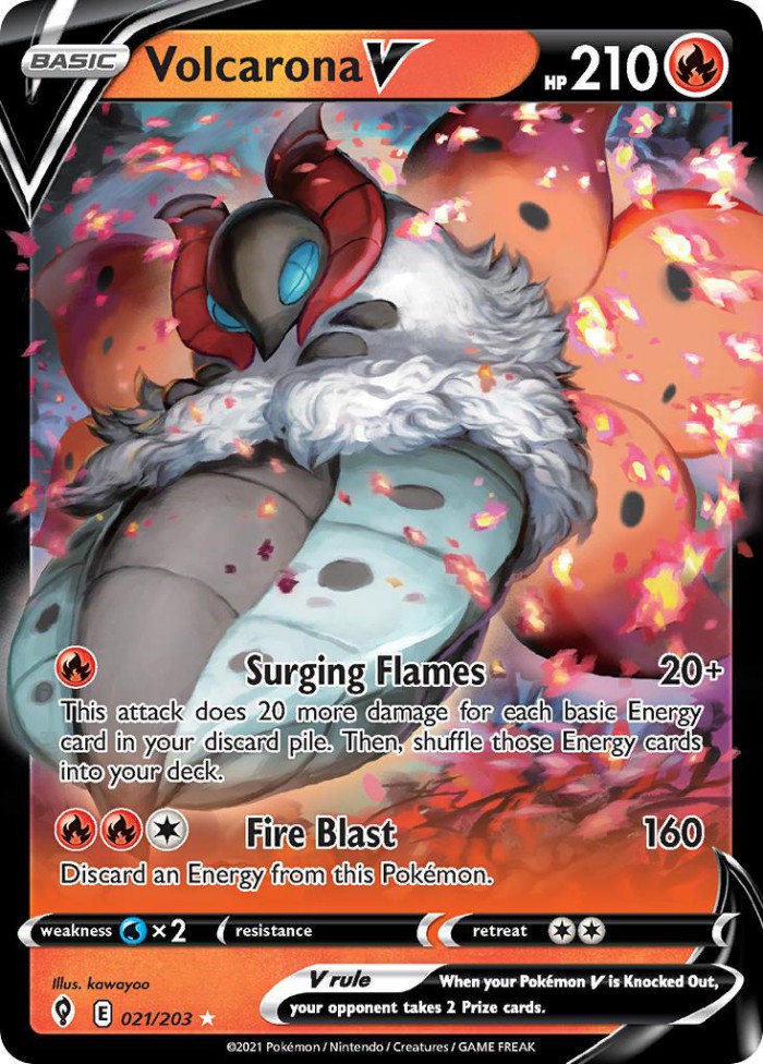 Carte Pokémon: Volcarona V [Pyrax V]