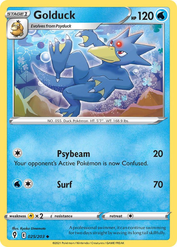 Carte Pokémon: Golduck [Akwakwak]