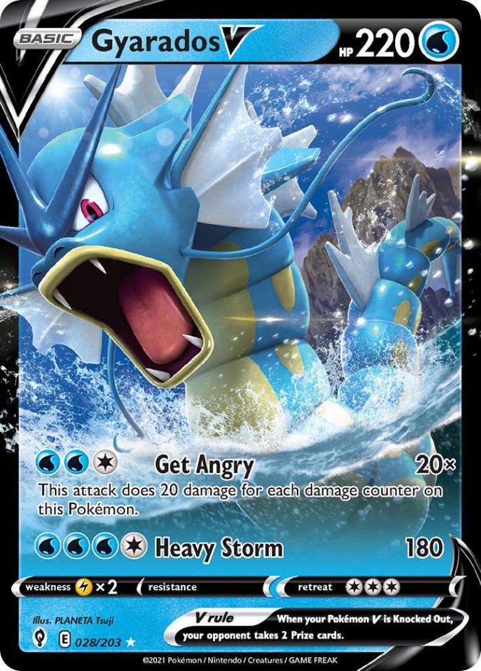 Carte Pokémon: Gyarados V [Léviator V]