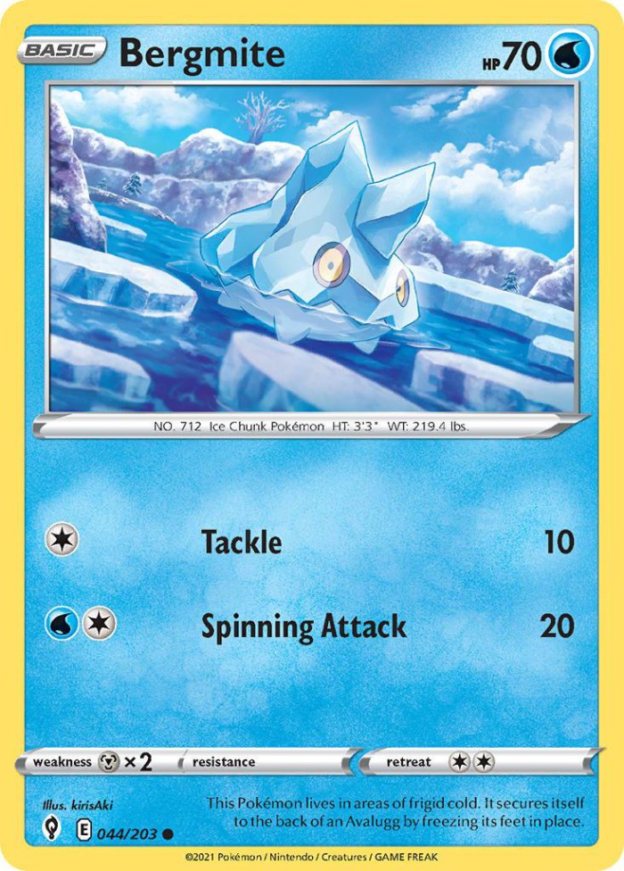 Carte Pokémon: Bergmite [Grelaçon]