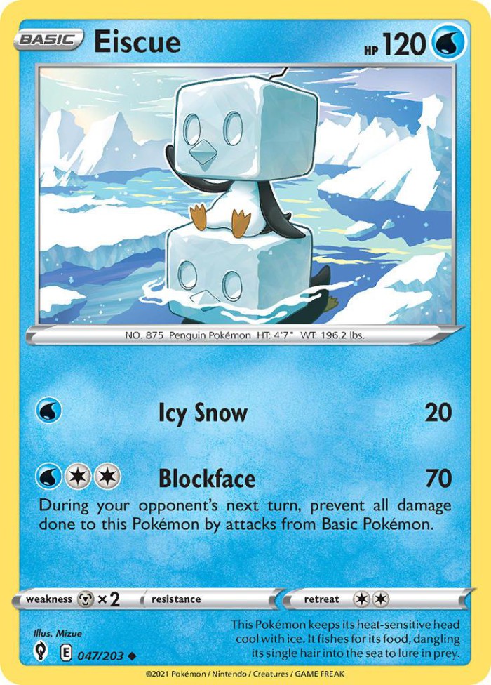 Carte Pokémon: Eiscue [Bekaglaçon]