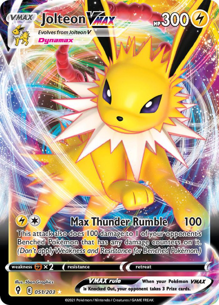 Carte Pokémon: Jolteon VMAX [Voltali VMAX]